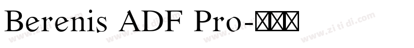 Berenis ADF Pro字体转换